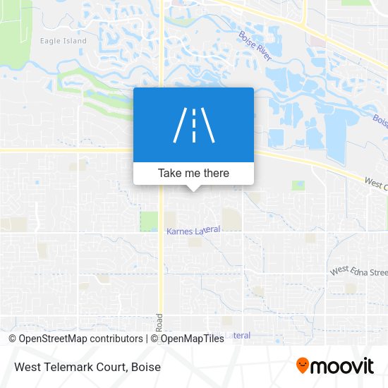 West Telemark Court map