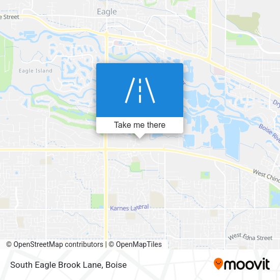 South Eagle Brook Lane map