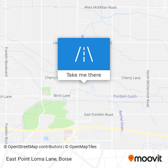 Mapa de East Point Loma Lane