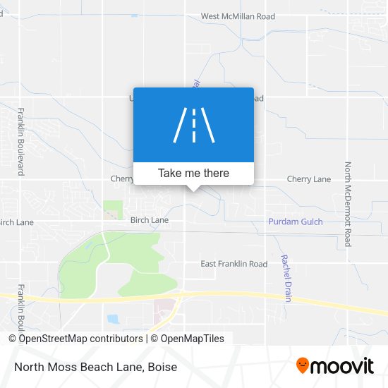Mapa de North Moss Beach Lane