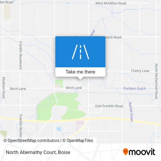 North Abernathy Court map