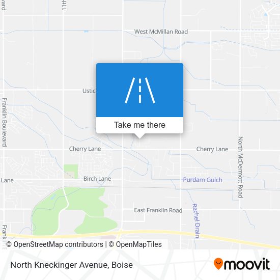 North Kneckinger Avenue map