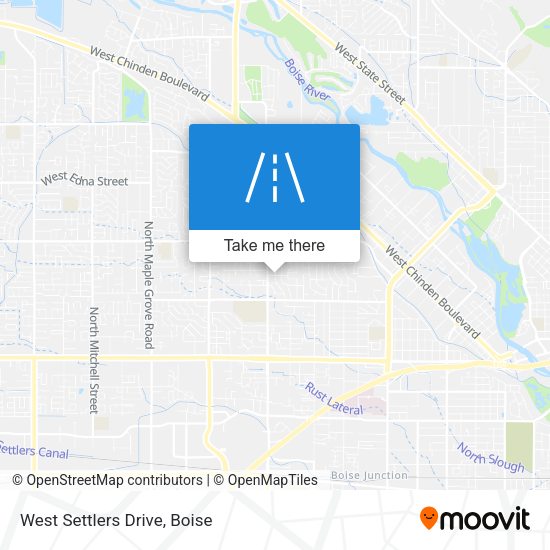 Mapa de West Settlers Drive