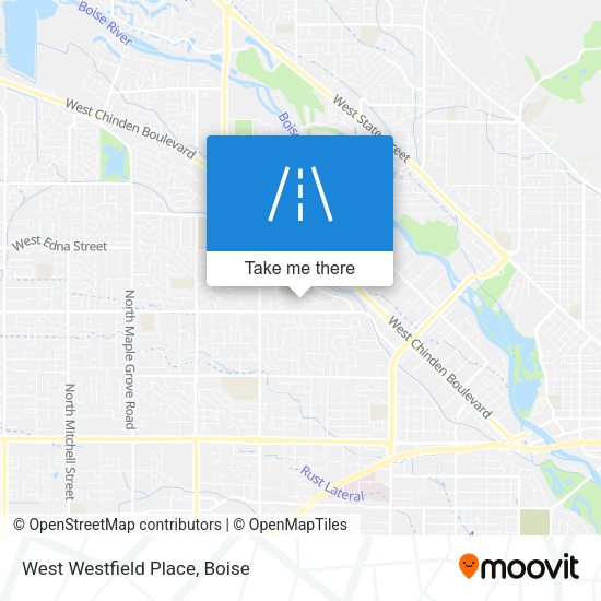 West Westfield Place map
