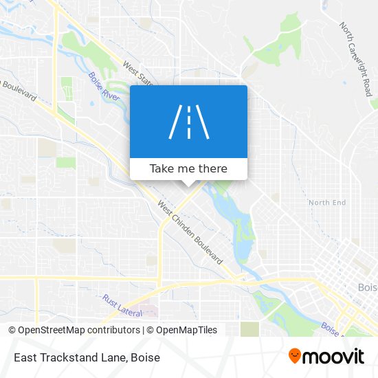 East Trackstand Lane map