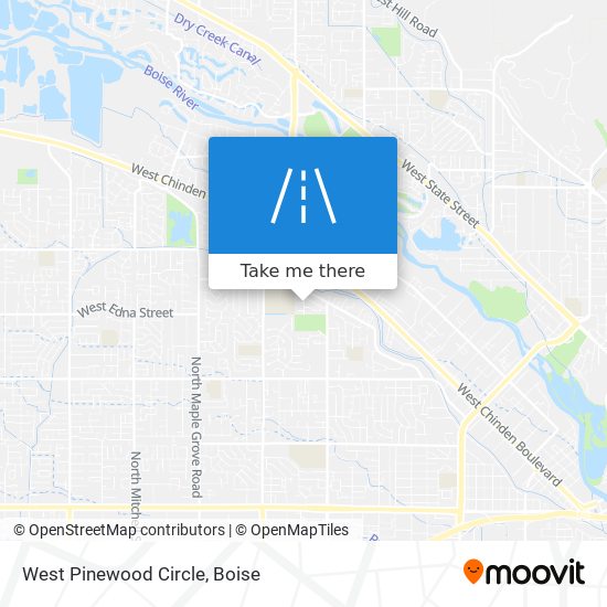 West Pinewood Circle map