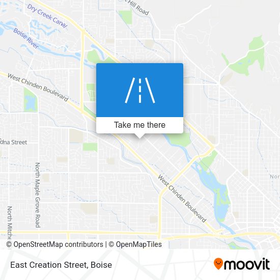 East Creation Street map