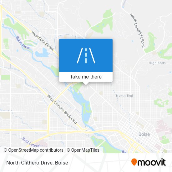 Mapa de North Clithero Drive