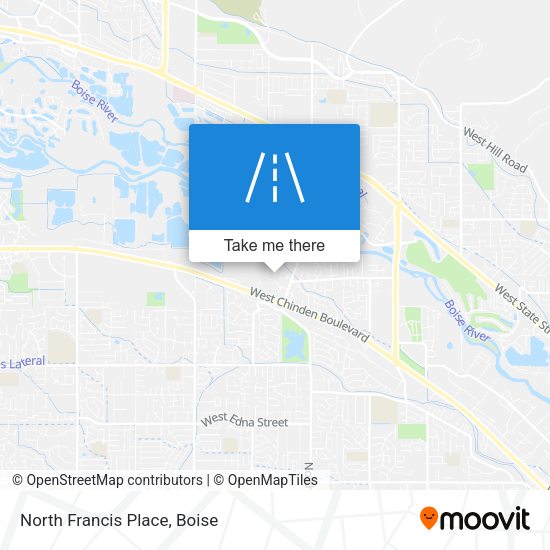 Mapa de North Francis Place