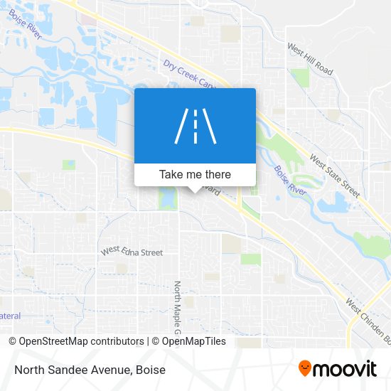 Mapa de North Sandee Avenue