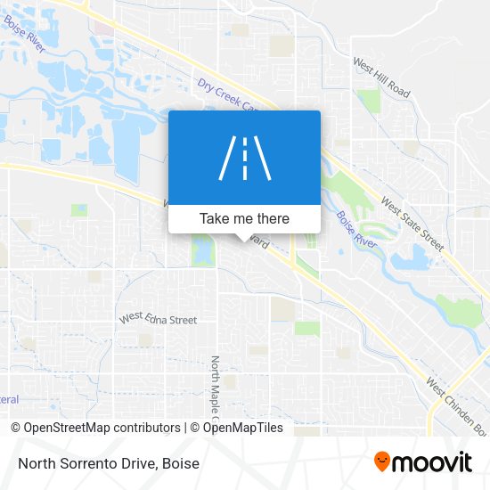 North Sorrento Drive map