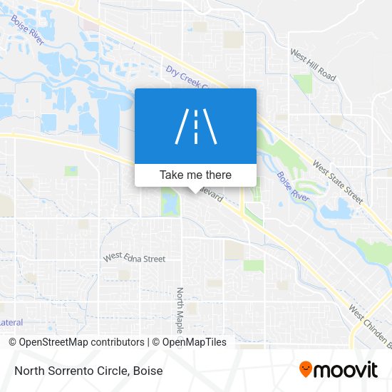 North Sorrento Circle map