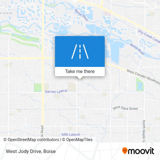 Mapa de West Jody Drive