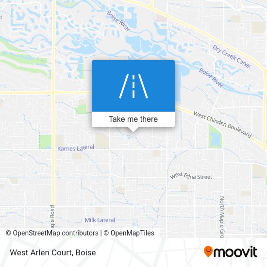 Mapa de West Arlen Court