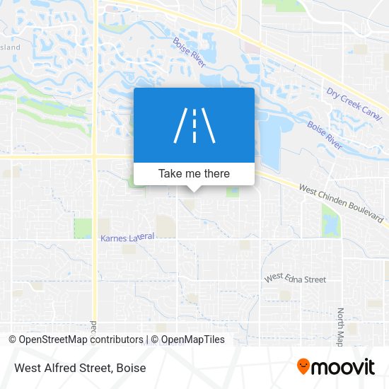 Mapa de West Alfred Street