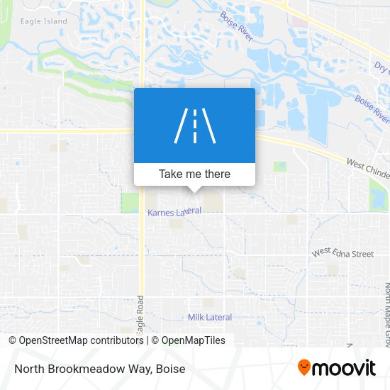 North Brookmeadow Way map