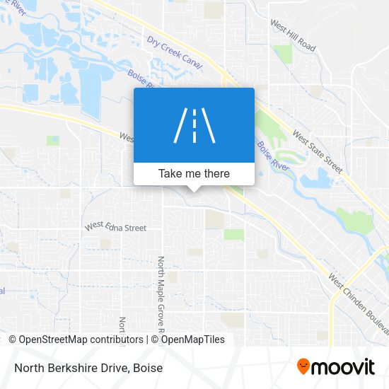Mapa de North Berkshire Drive