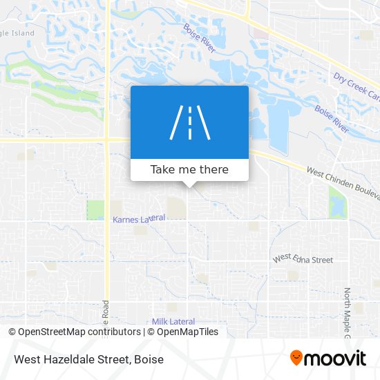 West Hazeldale Street map