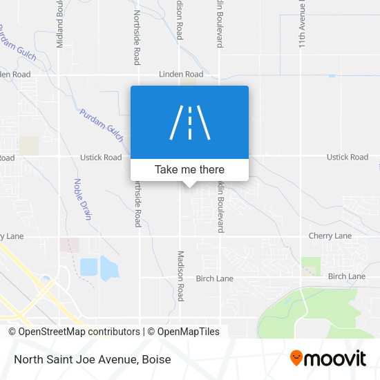 Mapa de North Saint Joe Avenue