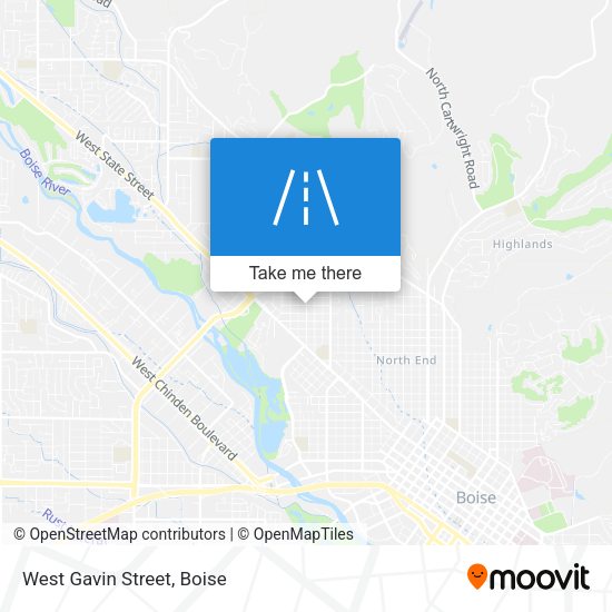 Mapa de West Gavin Street