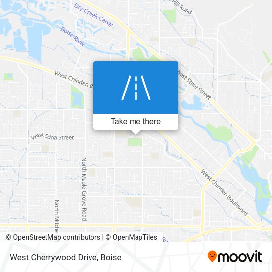 West Cherrywood Drive map
