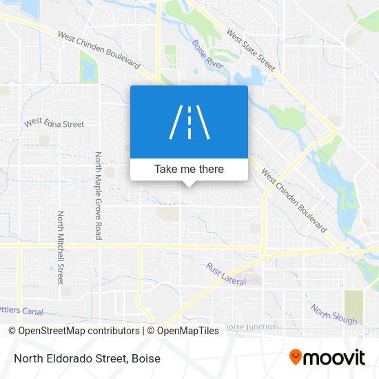 Mapa de North Eldorado Street