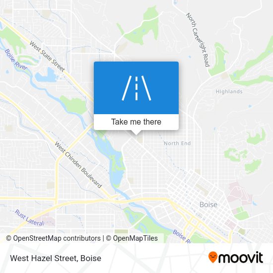 Mapa de West Hazel Street