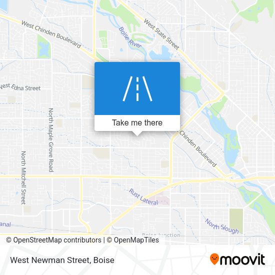 West Newman Street map