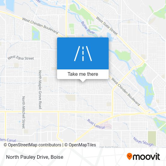 Mapa de North Pauley Drive