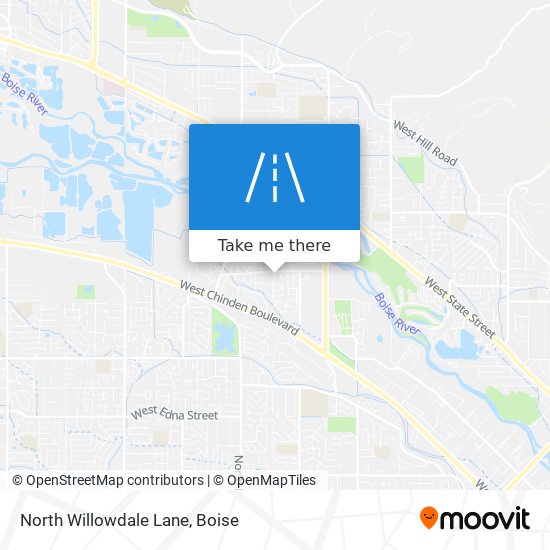 North Willowdale Lane map