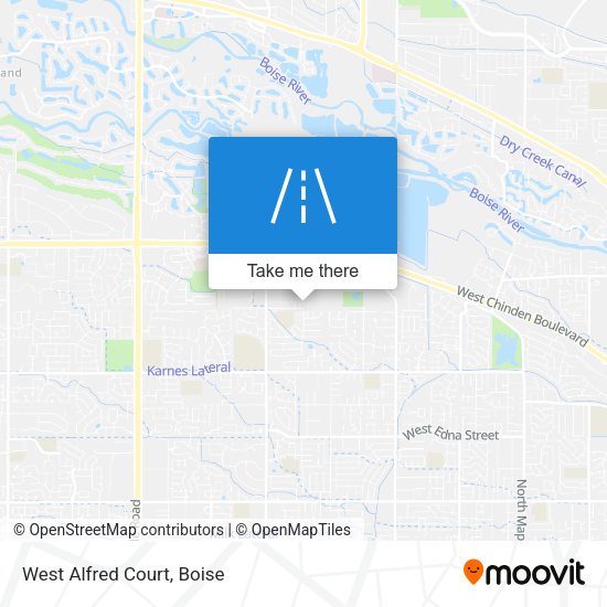 Mapa de West Alfred Court