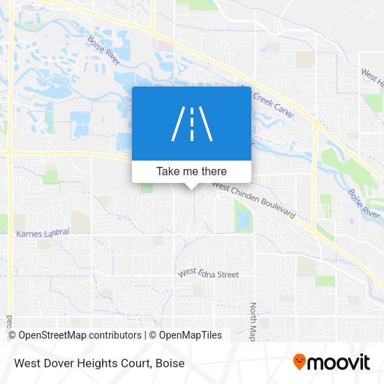Mapa de West Dover Heights Court