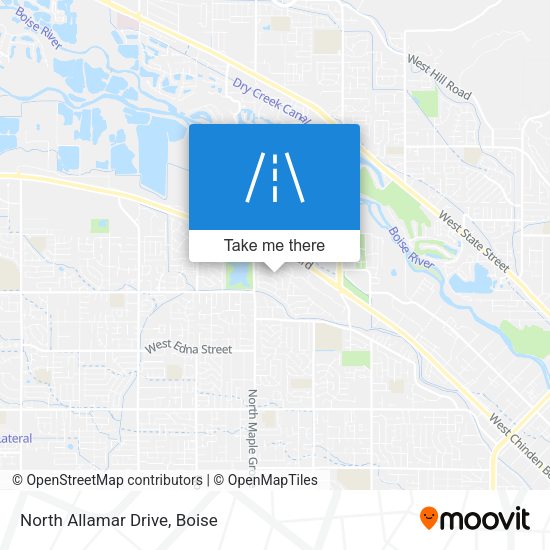Mapa de North Allamar Drive