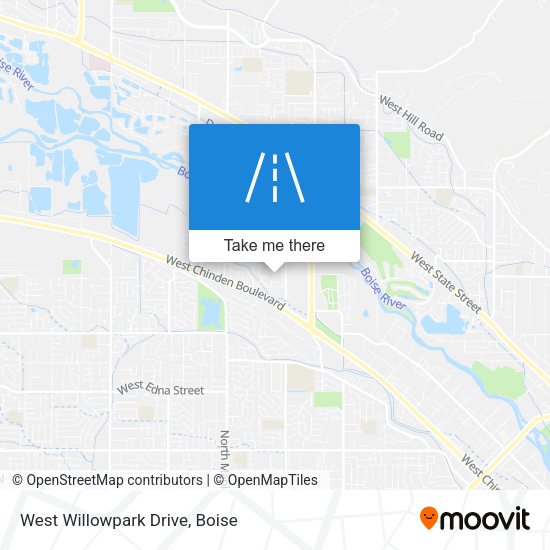 West Willowpark Drive map