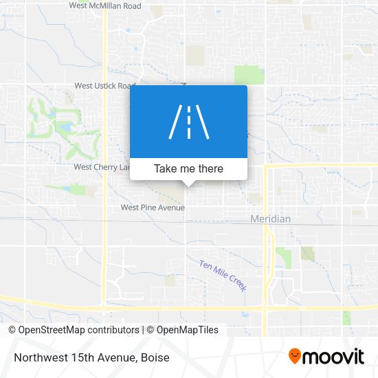 Northwest 15th Avenue map