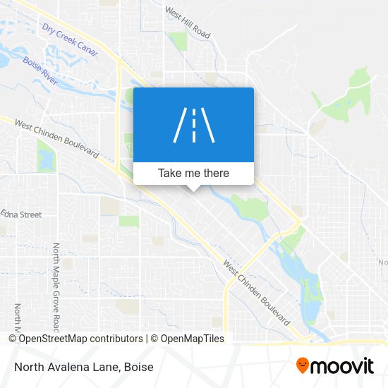 Mapa de North Avalena Lane
