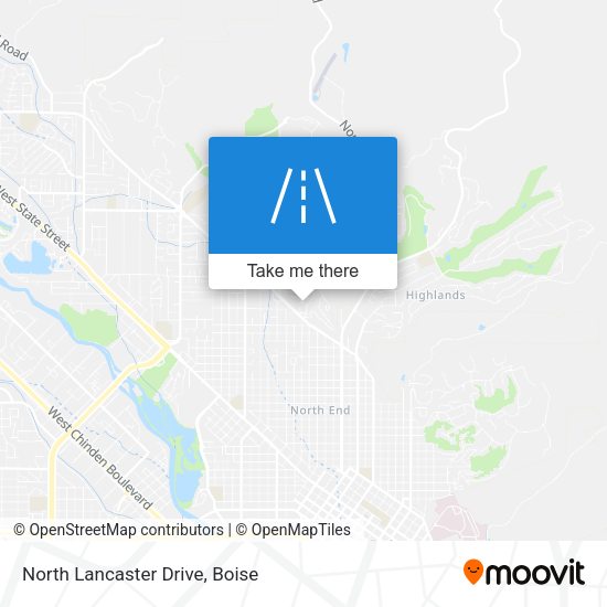 Mapa de North Lancaster Drive