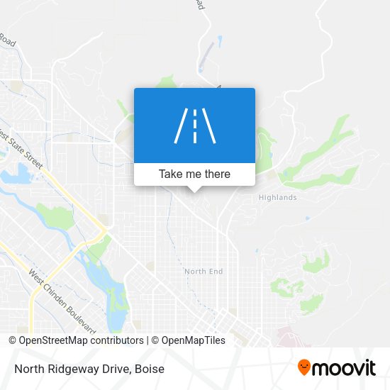 North Ridgeway Drive map