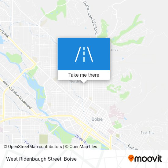 Mapa de West Ridenbaugh Street