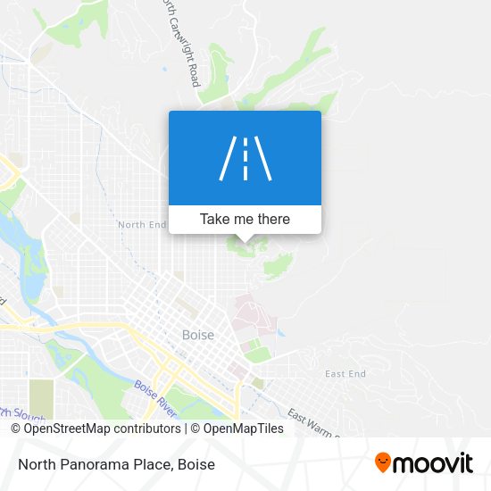 North Panorama Place map