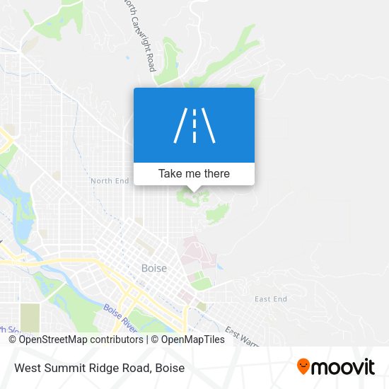 Mapa de West Summit Ridge Road
