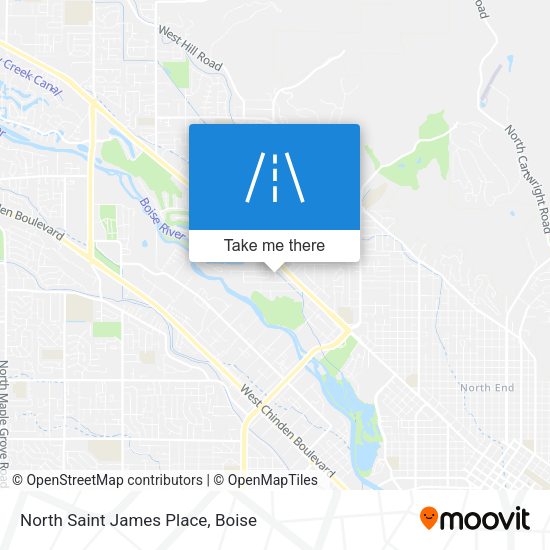 Mapa de North Saint James Place