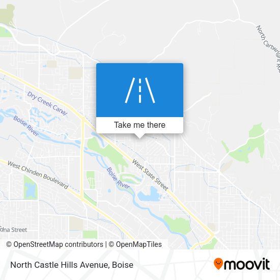 Mapa de North Castle Hills Avenue
