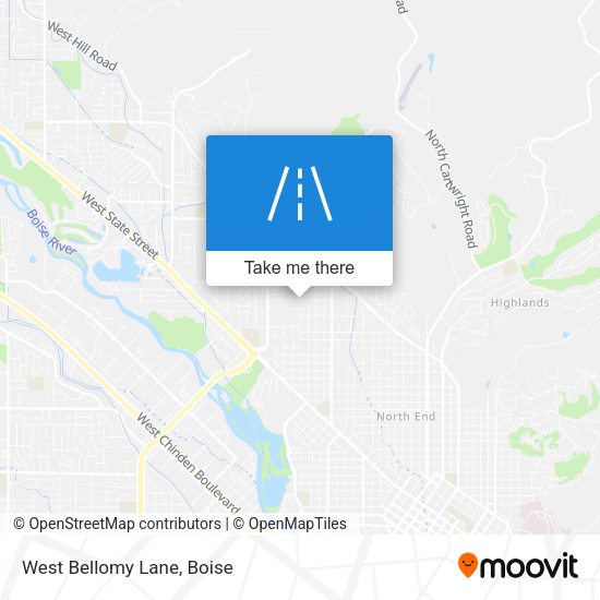 Mapa de West Bellomy Lane