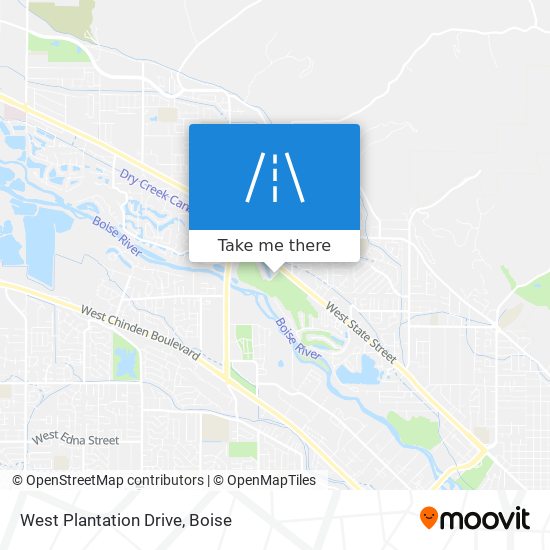 West Plantation Drive map