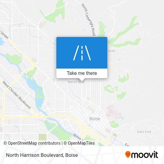 Mapa de North Harrison Boulevard