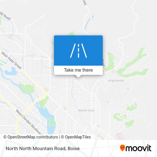North North Mountain Road map