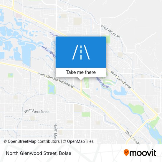 Mapa de North Glenwood Street