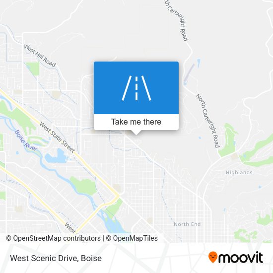 Mapa de West Scenic Drive