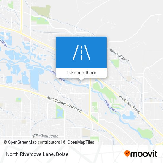 North Rivercove Lane map